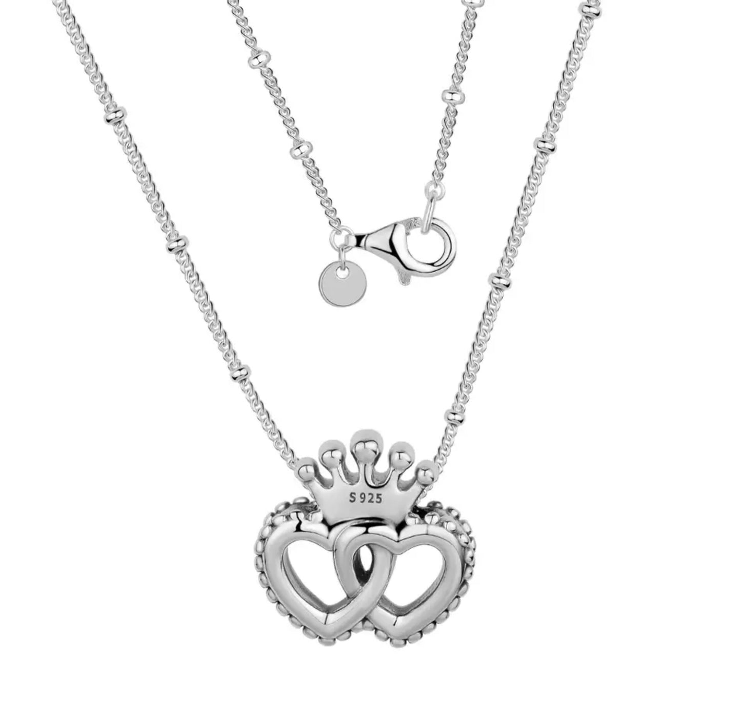 Crown Heart Pandora Necklace