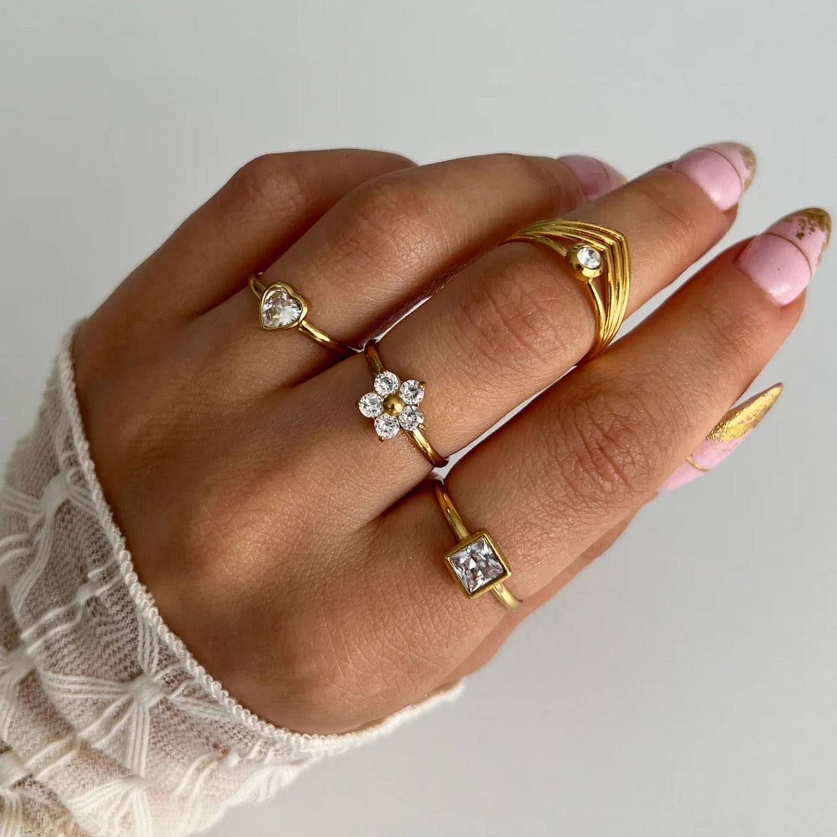 Crystal Clear Rings