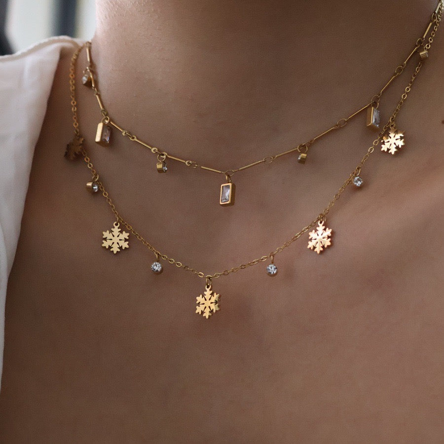 Snowflakes Necklace