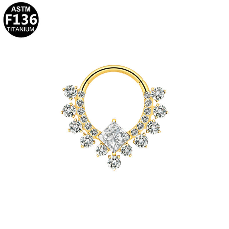 Ethereal Golden Clicker Hoop