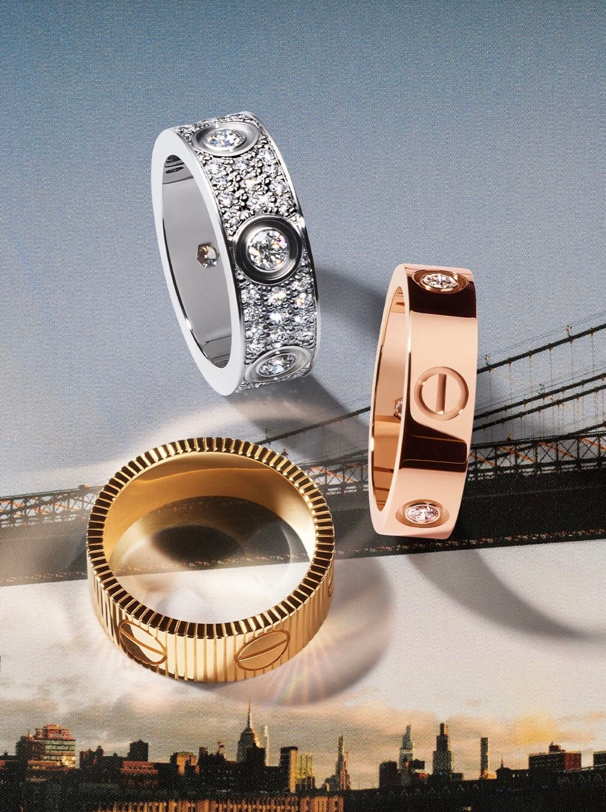 Love Full Pavé Silver Ring