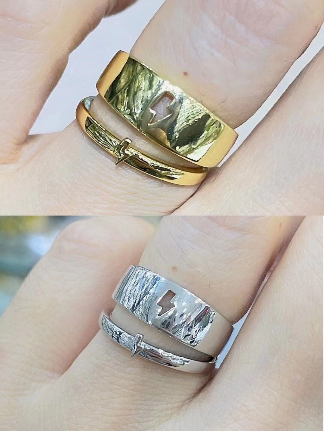 Couple Lightning Ring