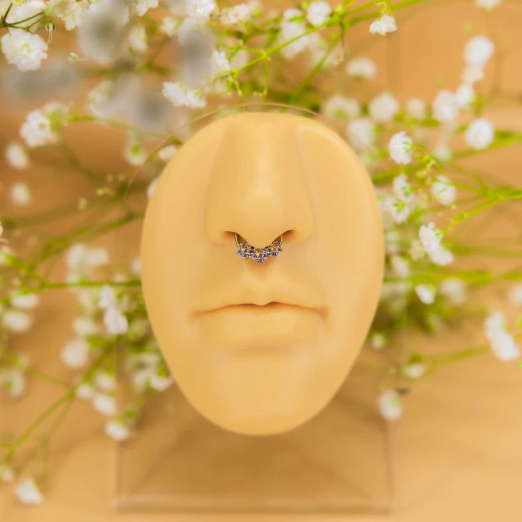 Shiny Flower Clicker Hoop