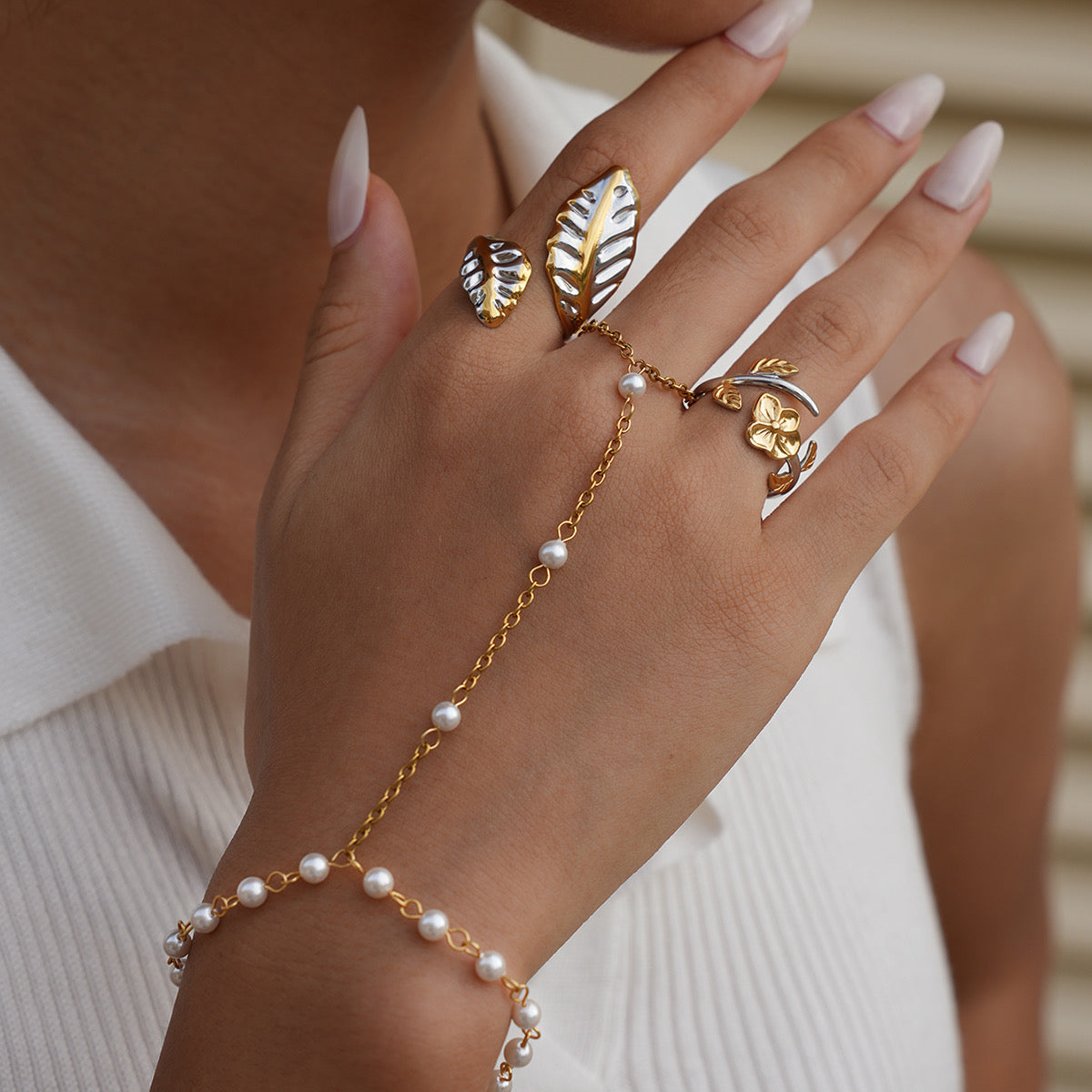 Pearl Hand Chain