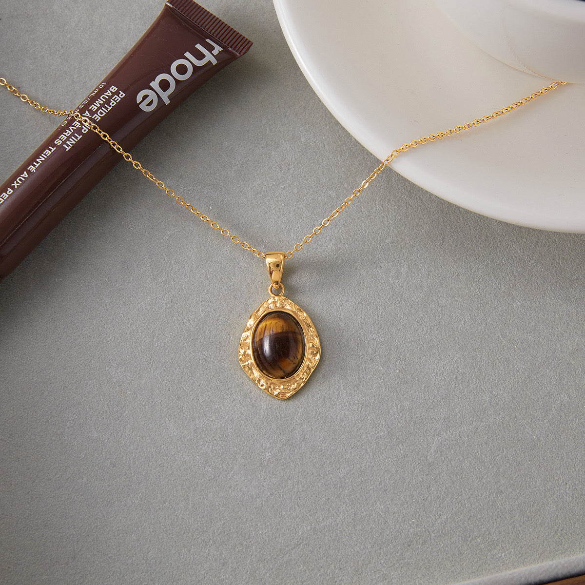 Cat Eye Stone Necklace