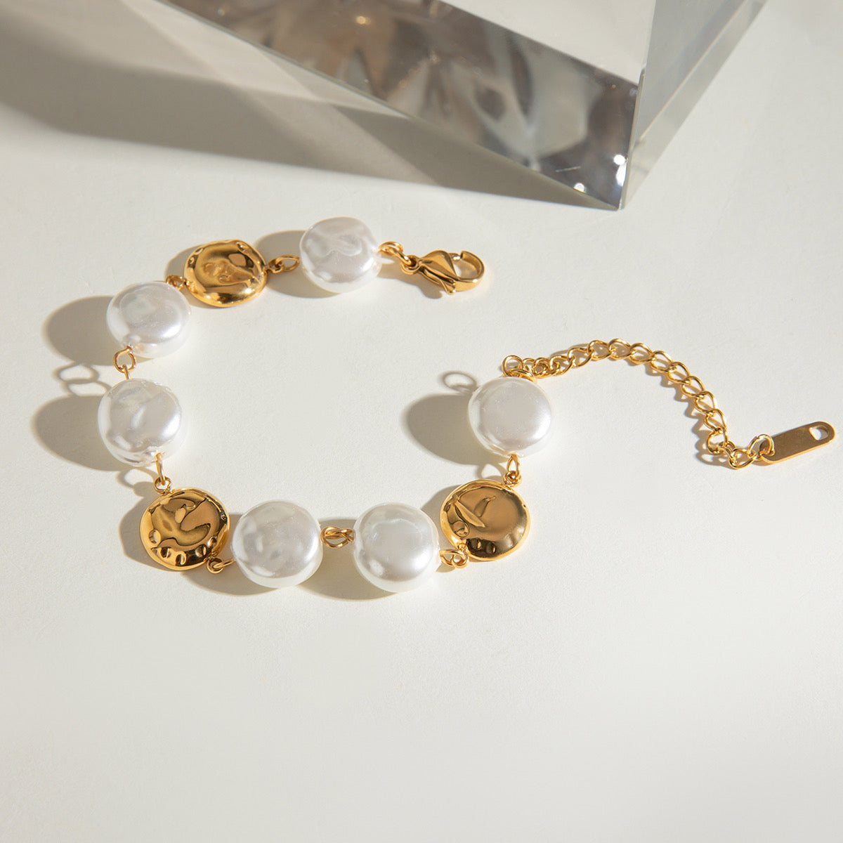 Pearl&Gold Bracelet