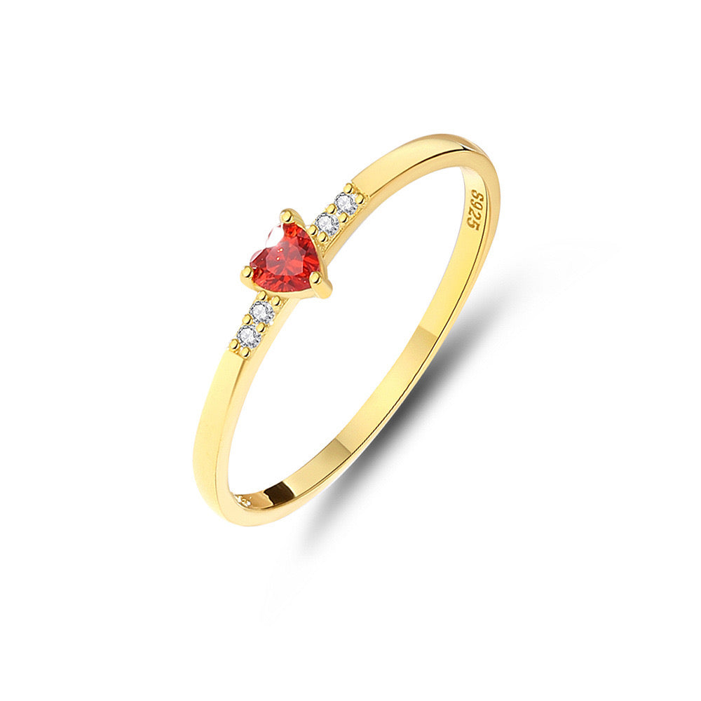 Tiny Heart Promise Ring
