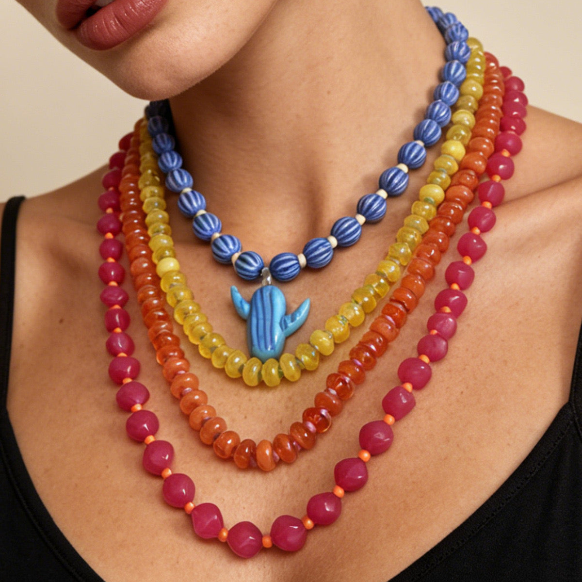 Tulum Candy Bead Necklace