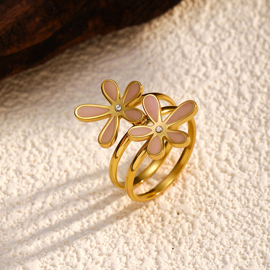 Mocha Petals Ring