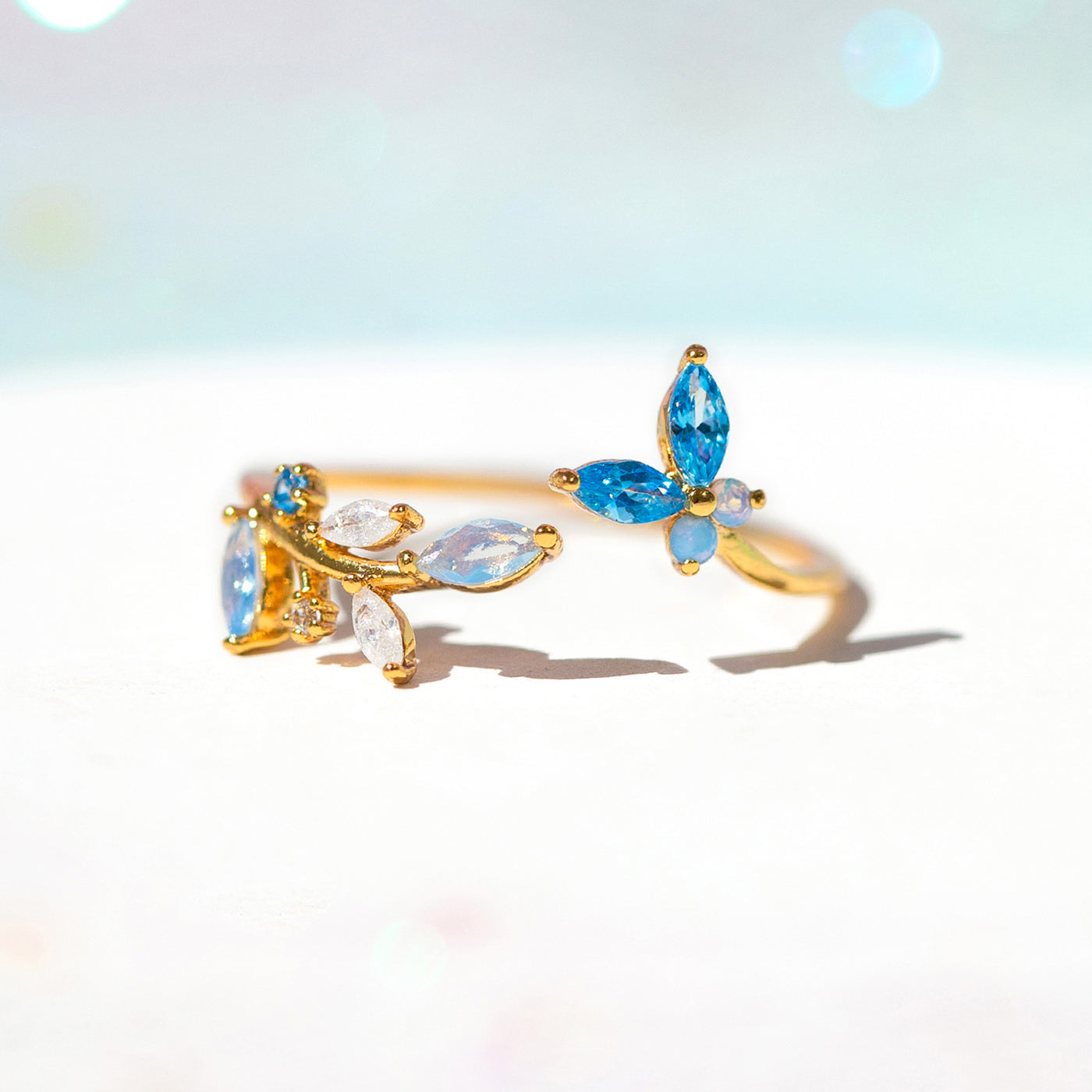 Perfect Golden Butterfly Ring