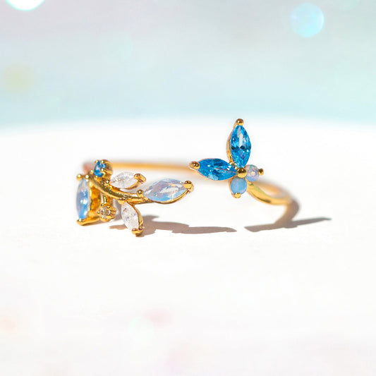 Perfect Golden Butterfly Ring