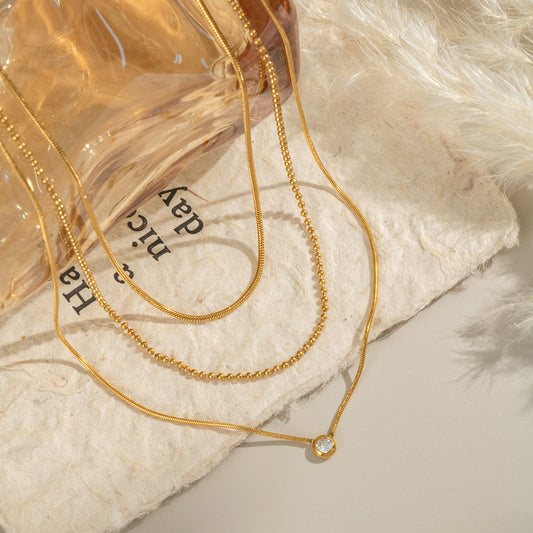 Minimal Triple Necklace