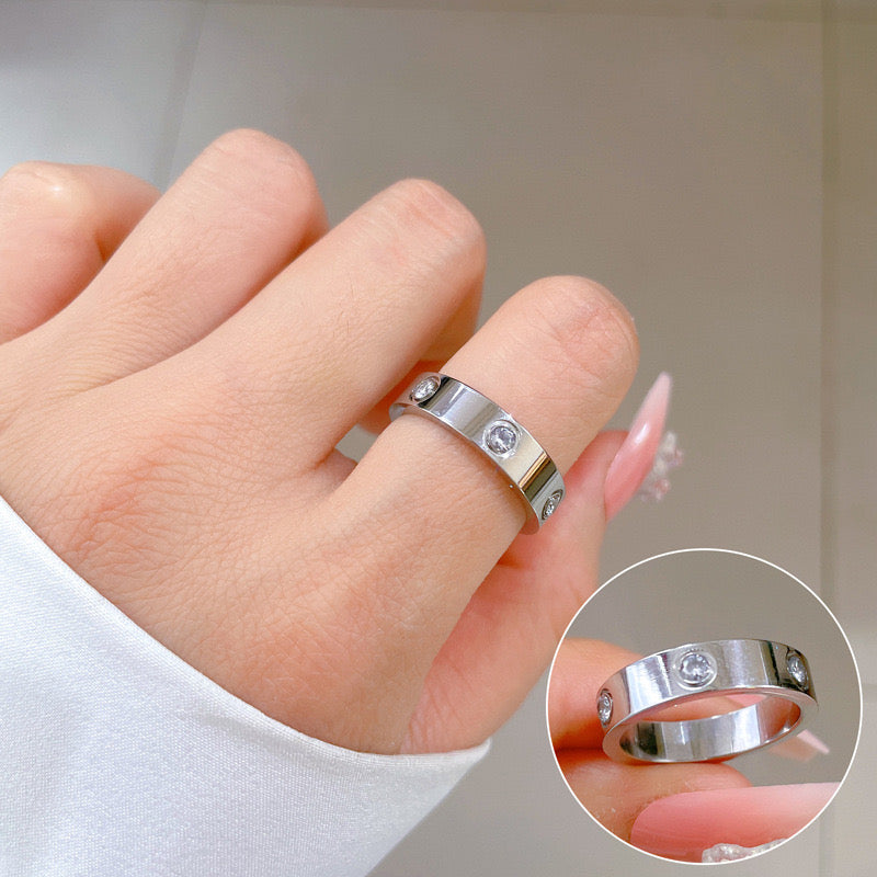 Love Silver Ring