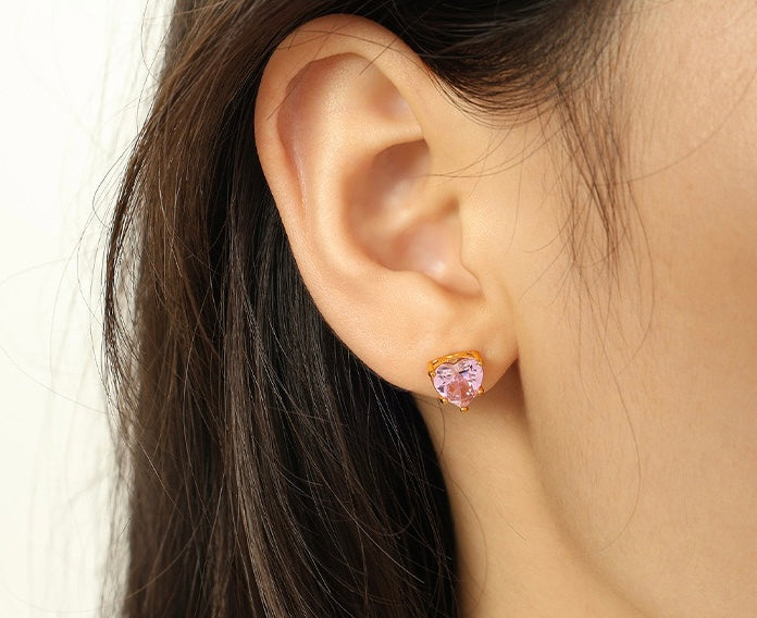 Heart Studs