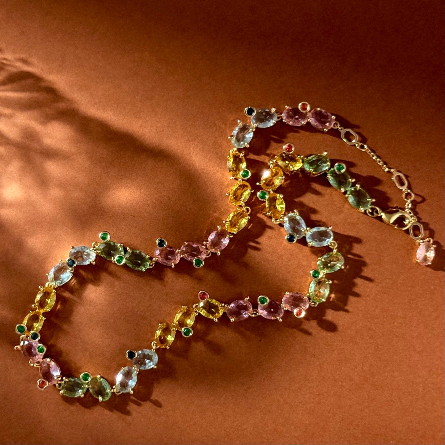Multicolor Gem Necklace