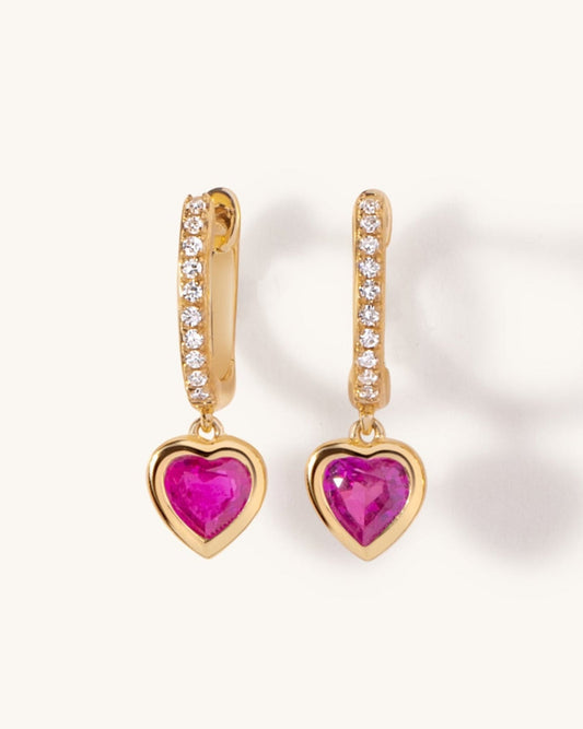 Royal Heart Golden Pink Huggies