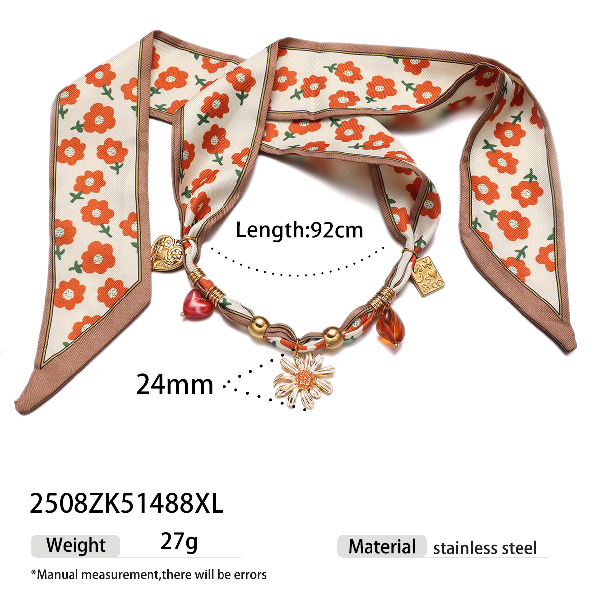 Scarf Charms Necklace