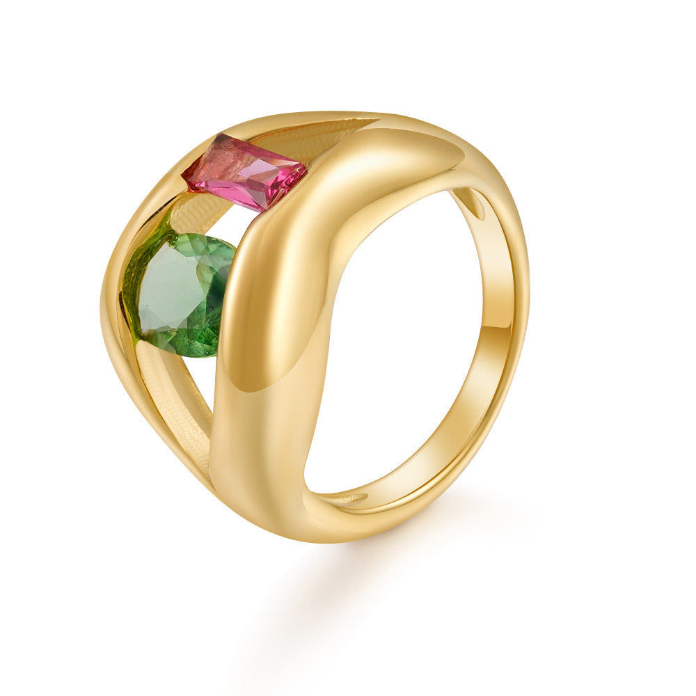 Rosy Mint Ring