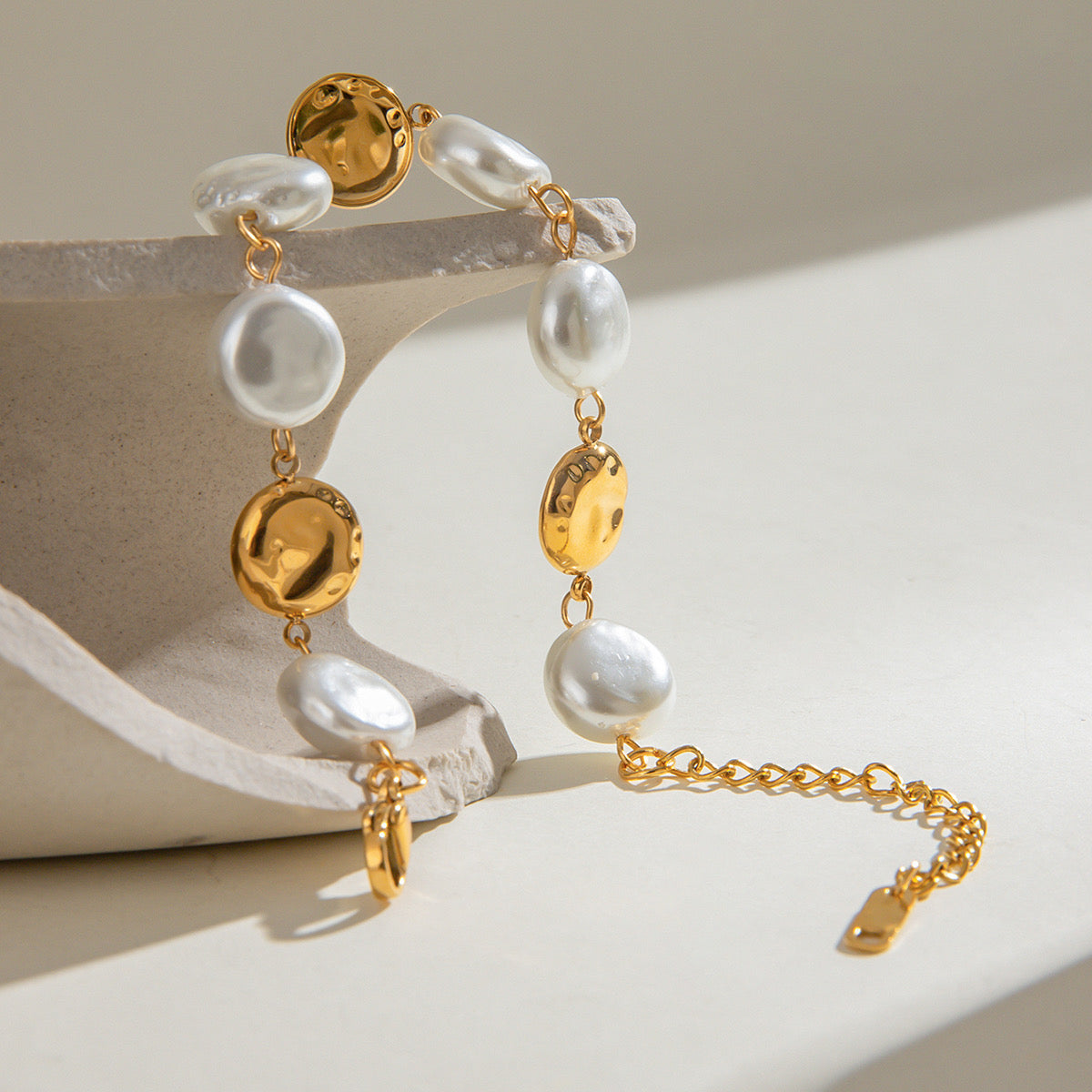 Pearl&Gold Bracelet