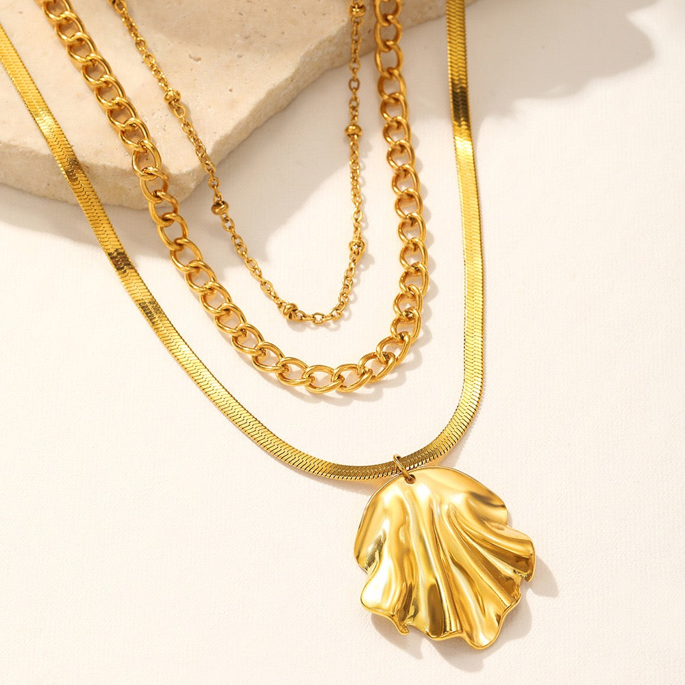 Seashell Layers Necklace