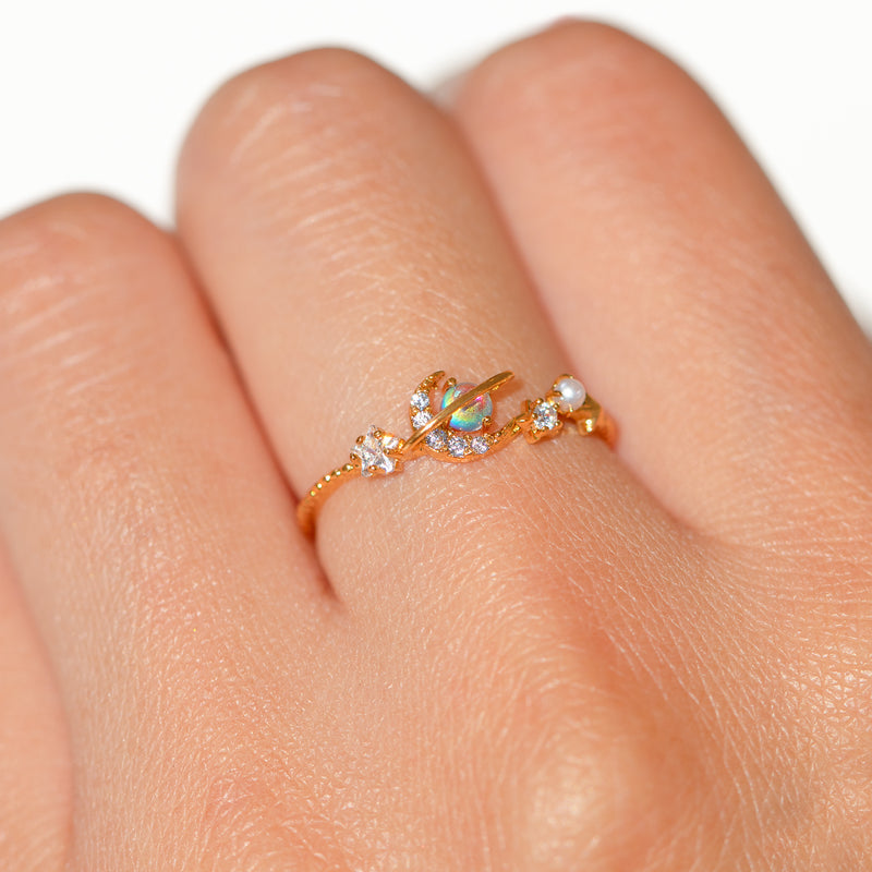 Across the Universe Silver Ring