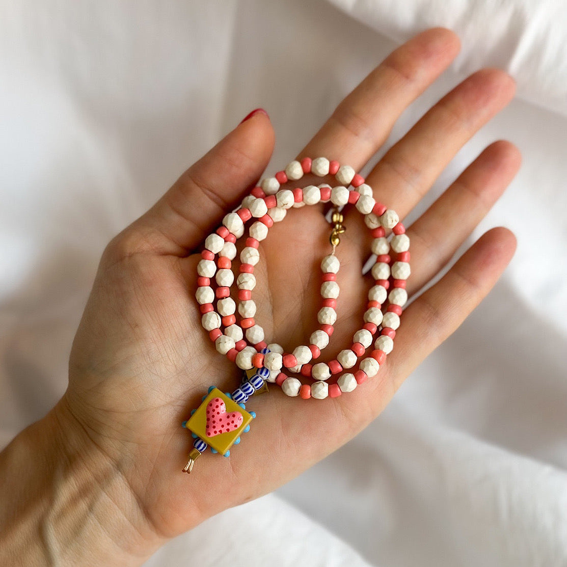 Blush Candy Bead Necklace