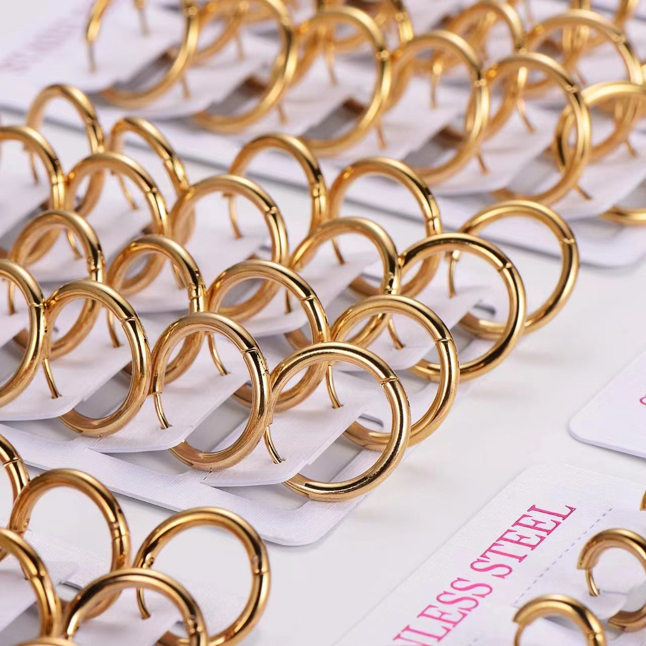 Simple Golden Hoops