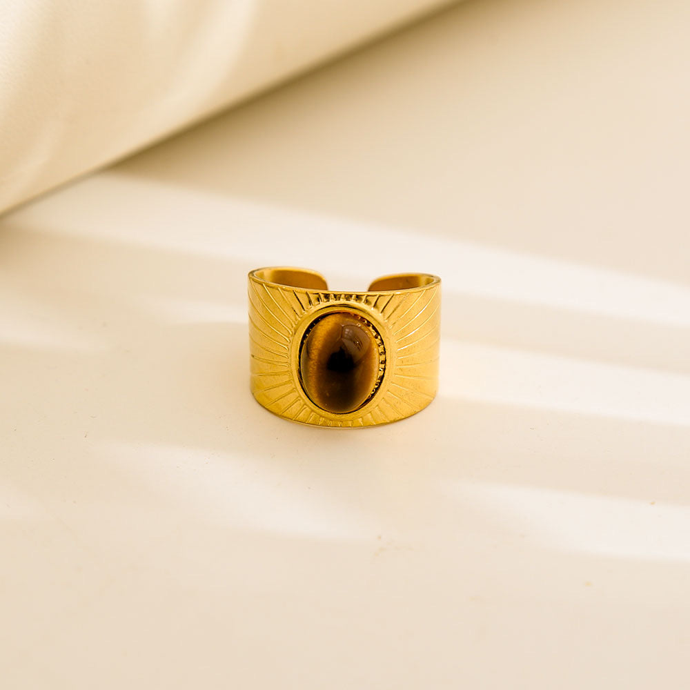 Cat Eye Statement Ring