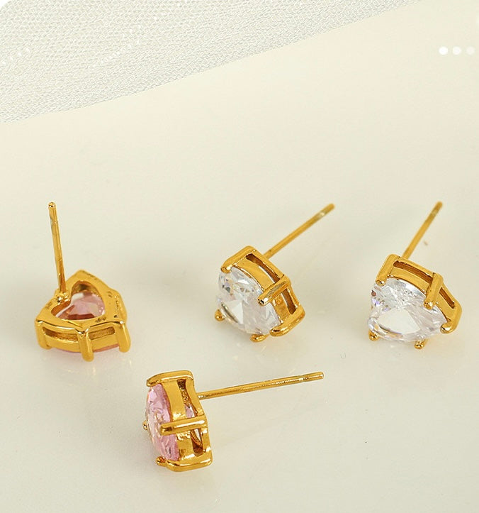 Heart Studs