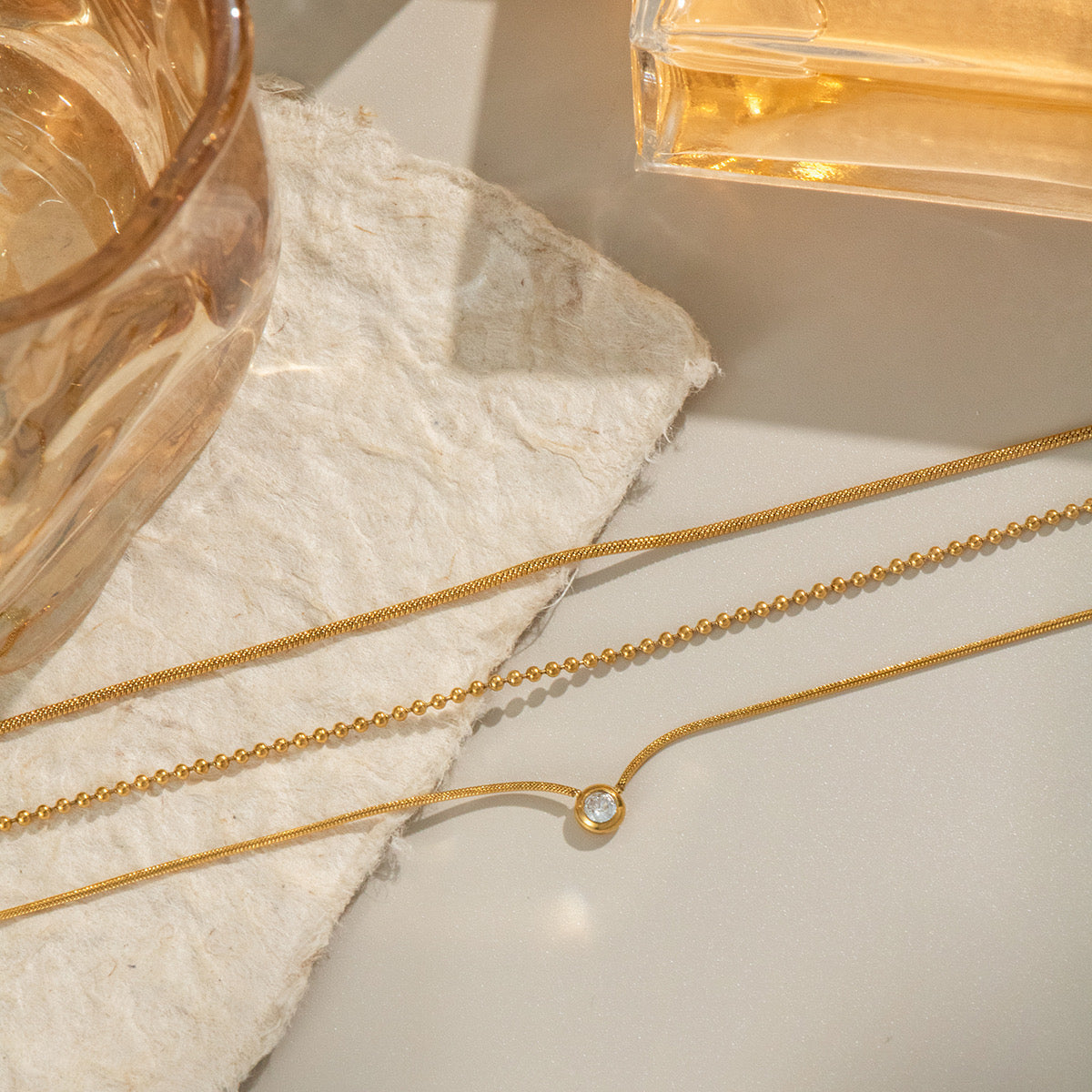 Minimal Triple Necklace