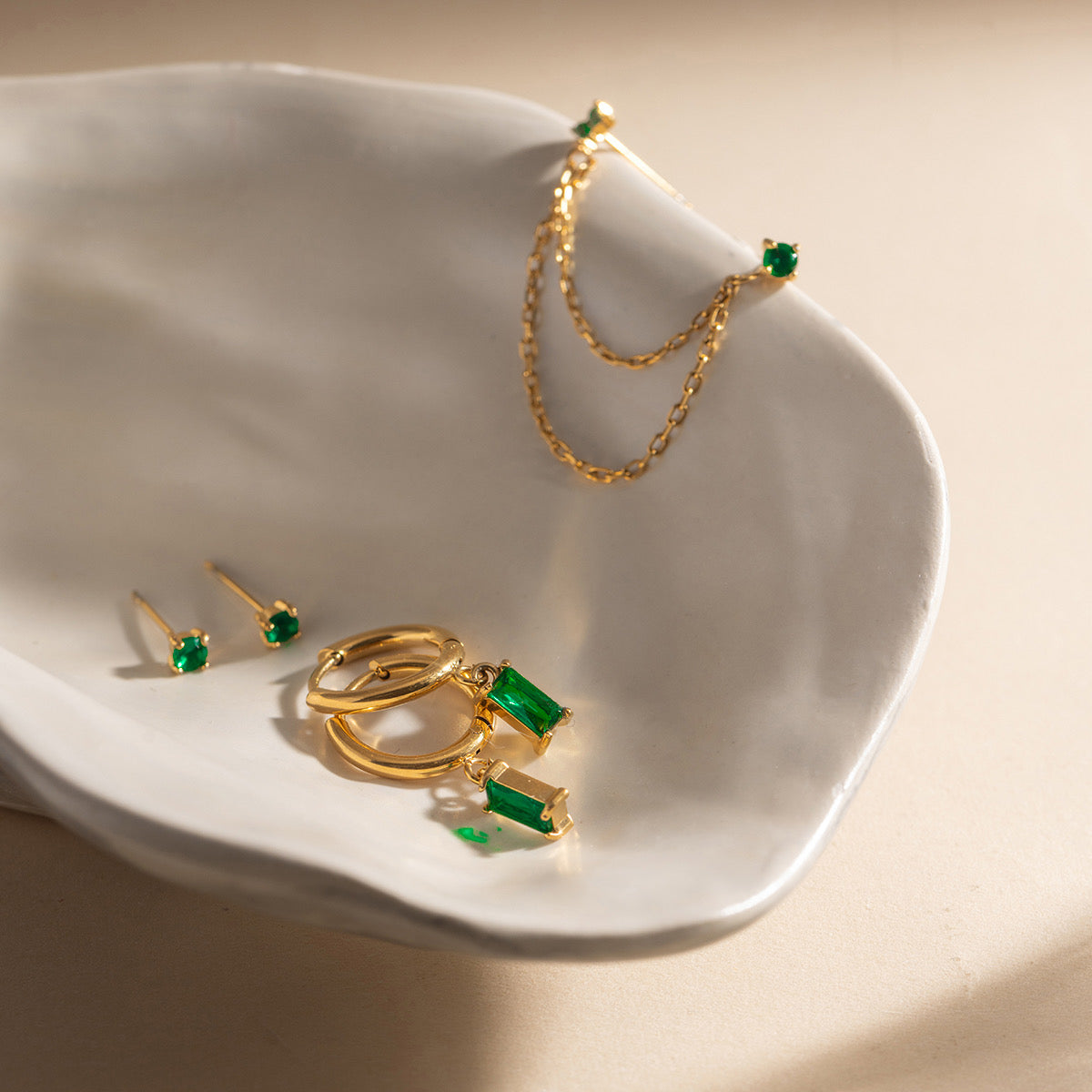 Esmeralda Earrings Set