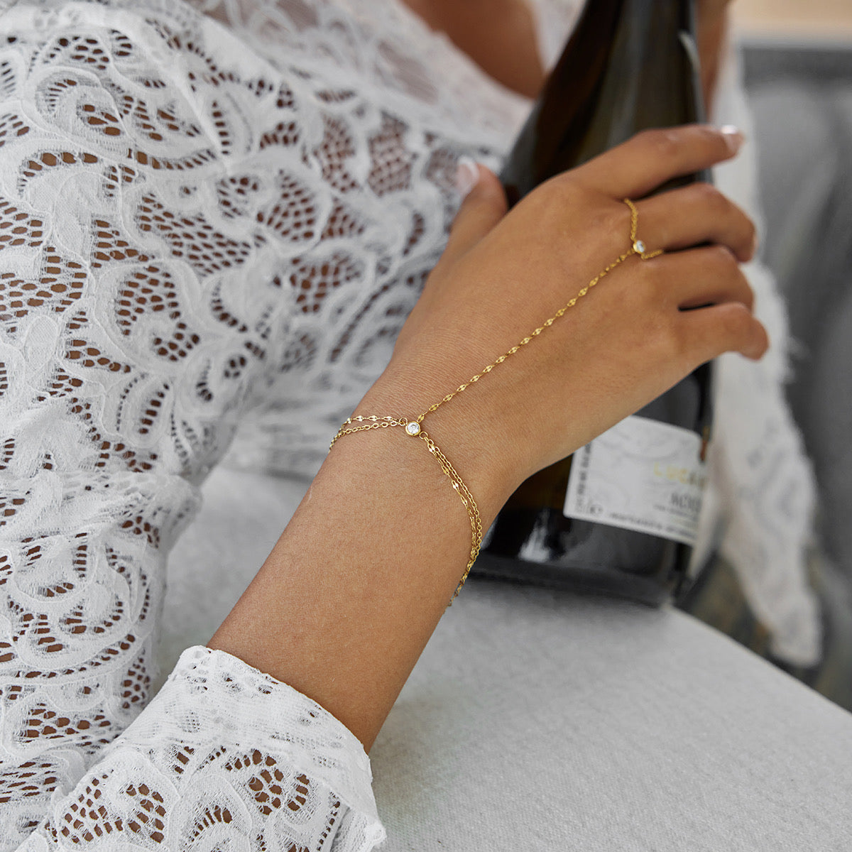 Golden Hand Chain