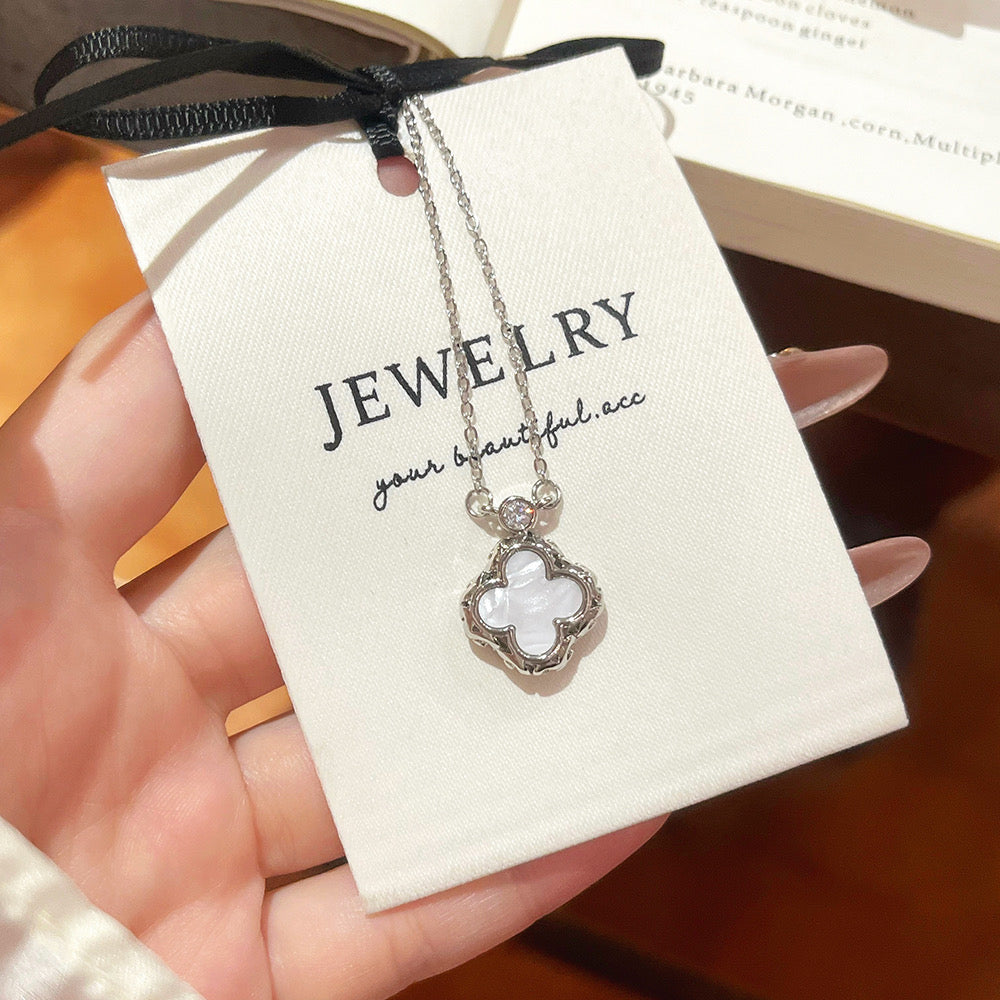 White Clover Necklace
