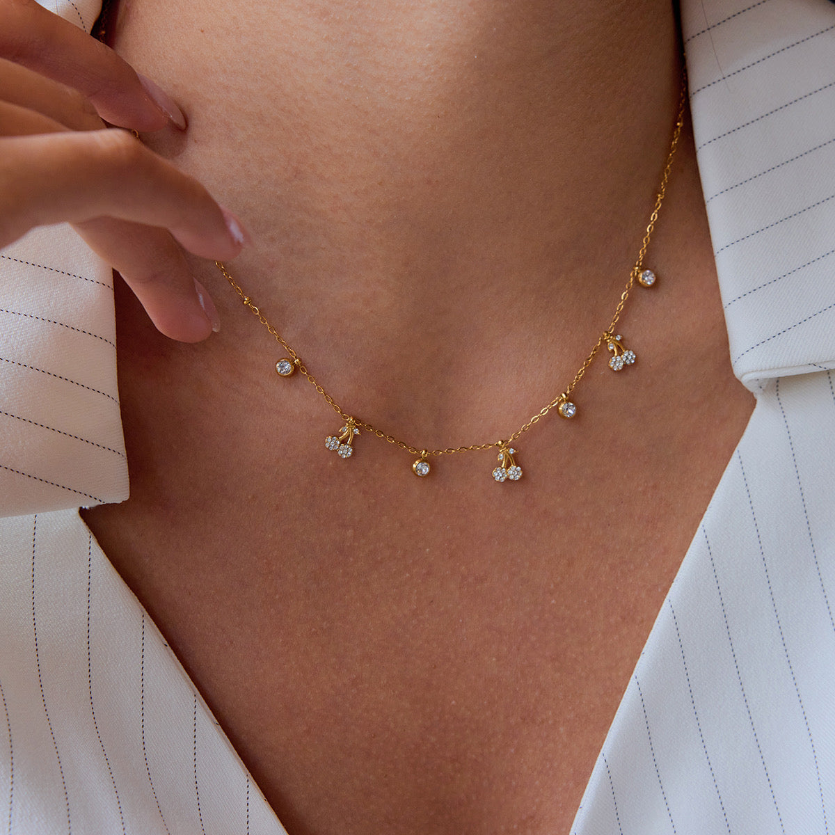 Mini Cherries Necklace