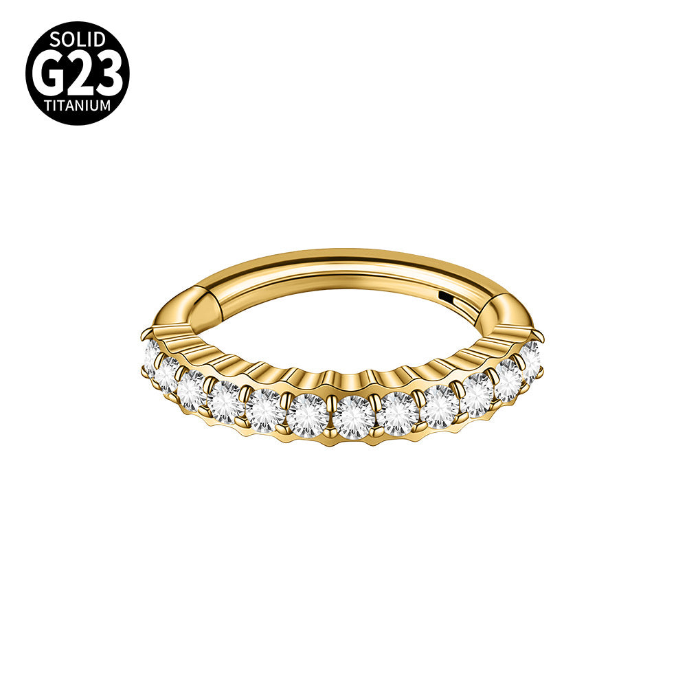 Glam Sparkle Clicker Hoop