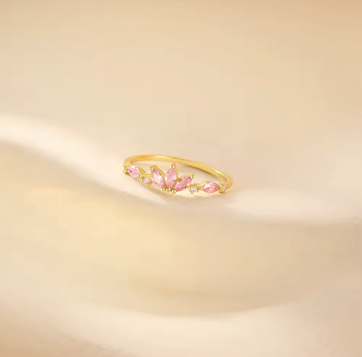 Pinky Crown Ring