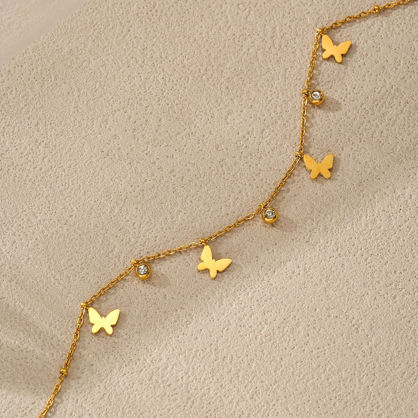 Butterfly Golden Anklet