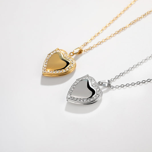 Bright Heart Reliquary Necklace