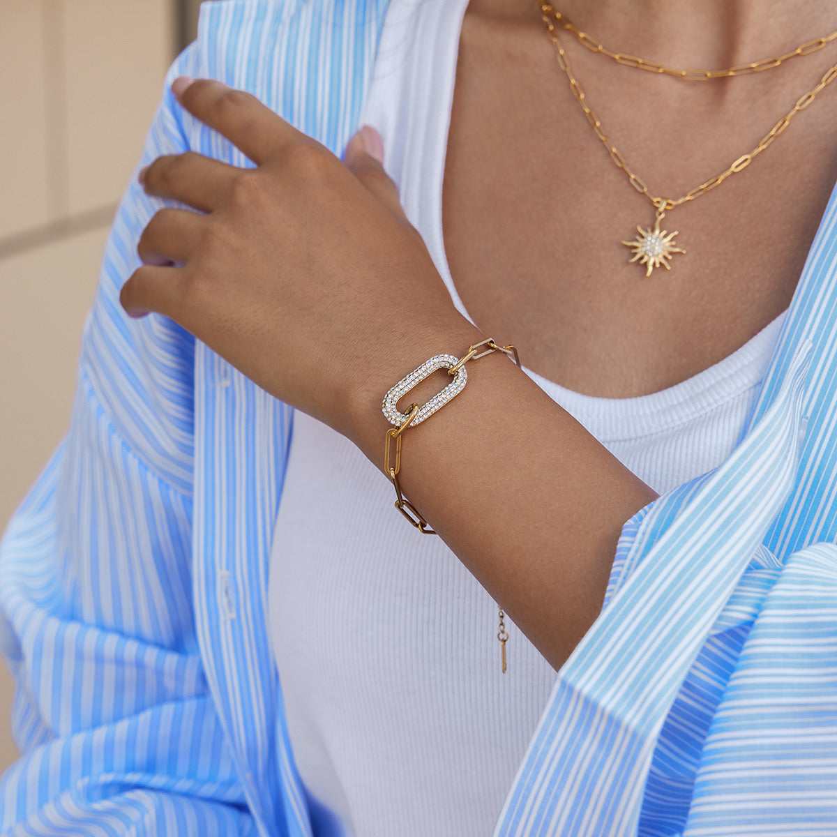Crystal Bar Bracelet