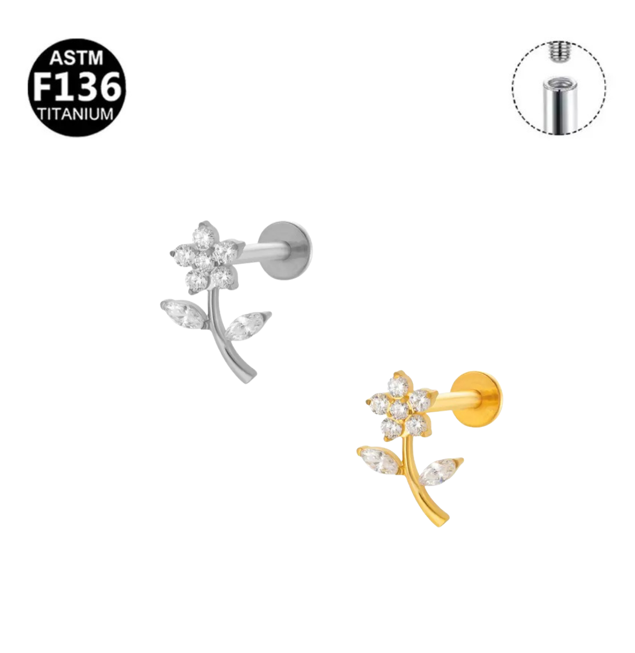Flower Labret