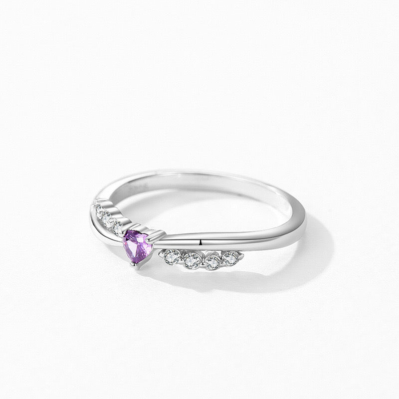 Purple Love Ring