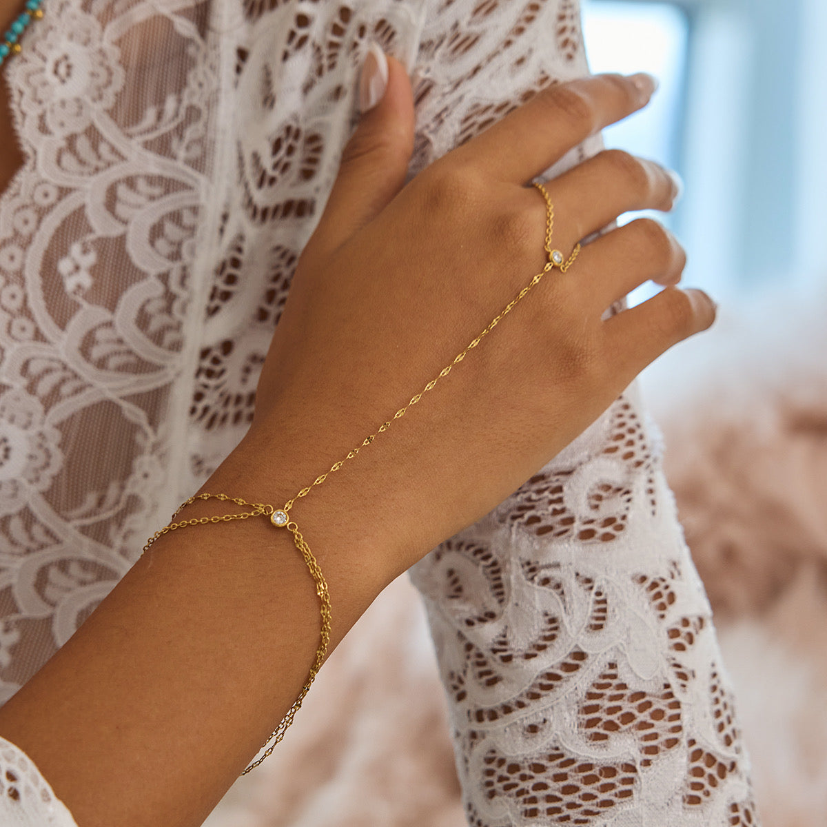 Golden Hand Chain