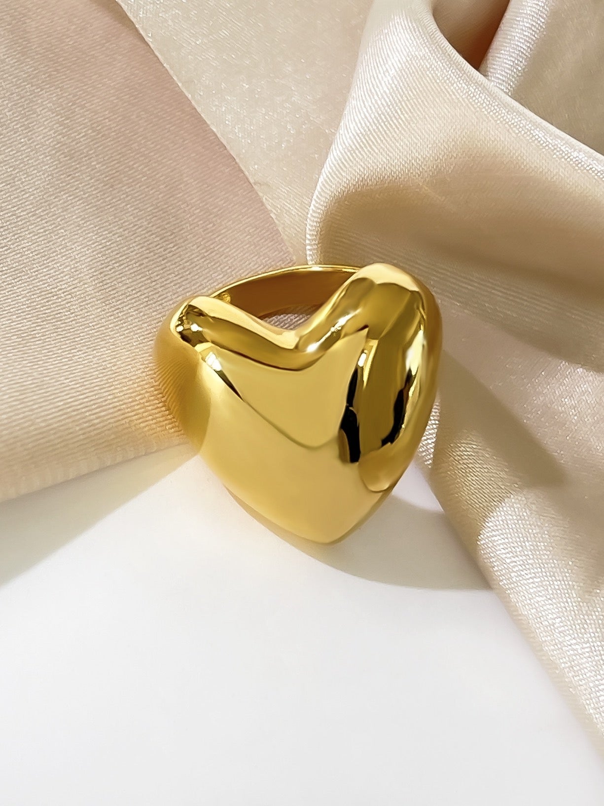 Chunky Heart Ring