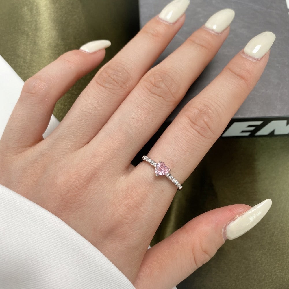 Pink Heart Ring