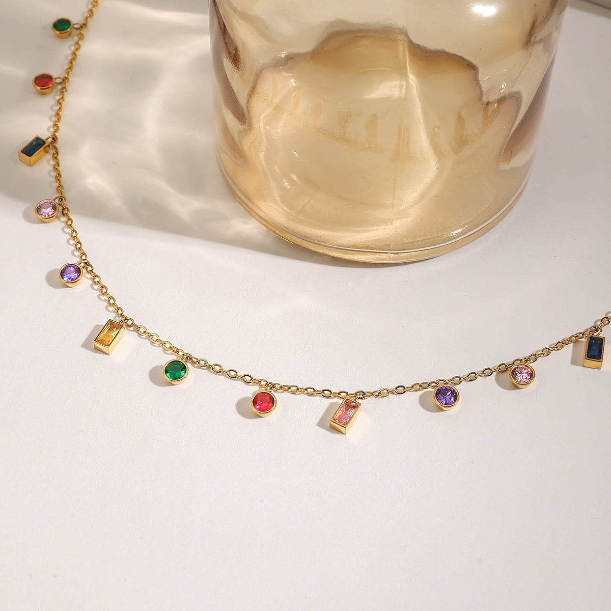 Rainbow Glow Necklace