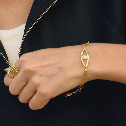 Golden Eye Bracelet