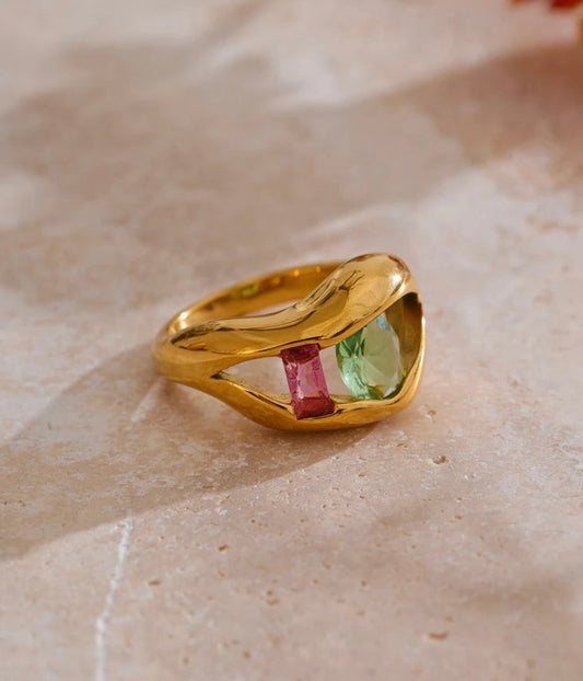 Rosy Mint Ring