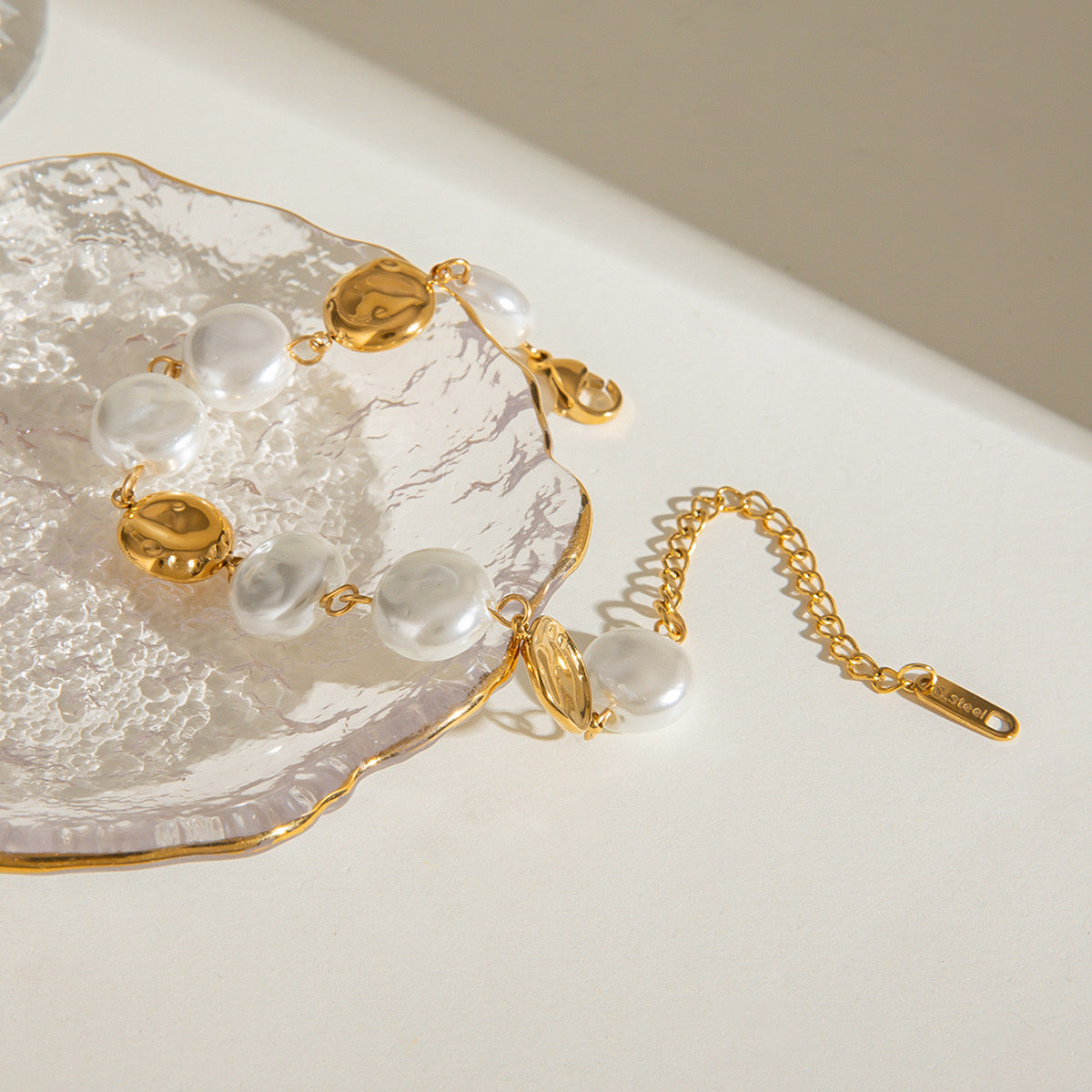 Pearl&Gold Bracelet