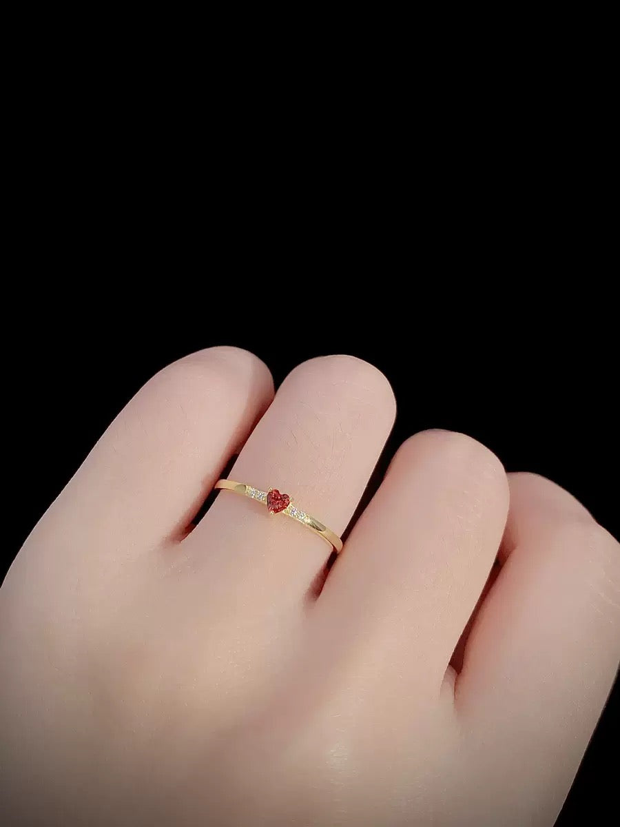 Tiny Heart Promise Ring