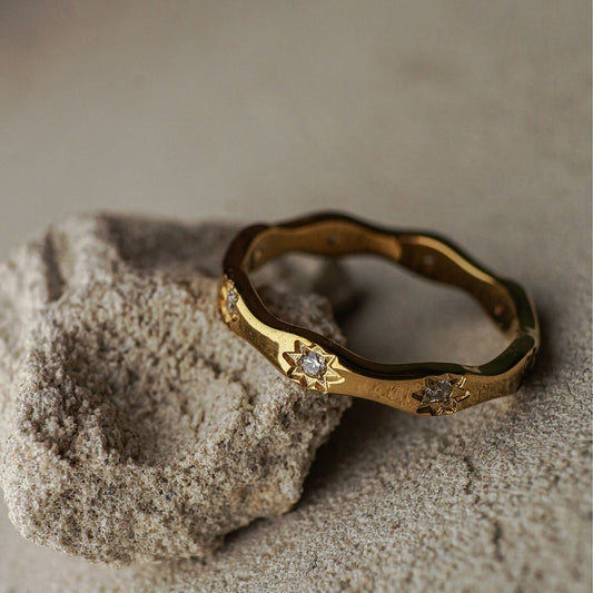 Stellar Band Ring